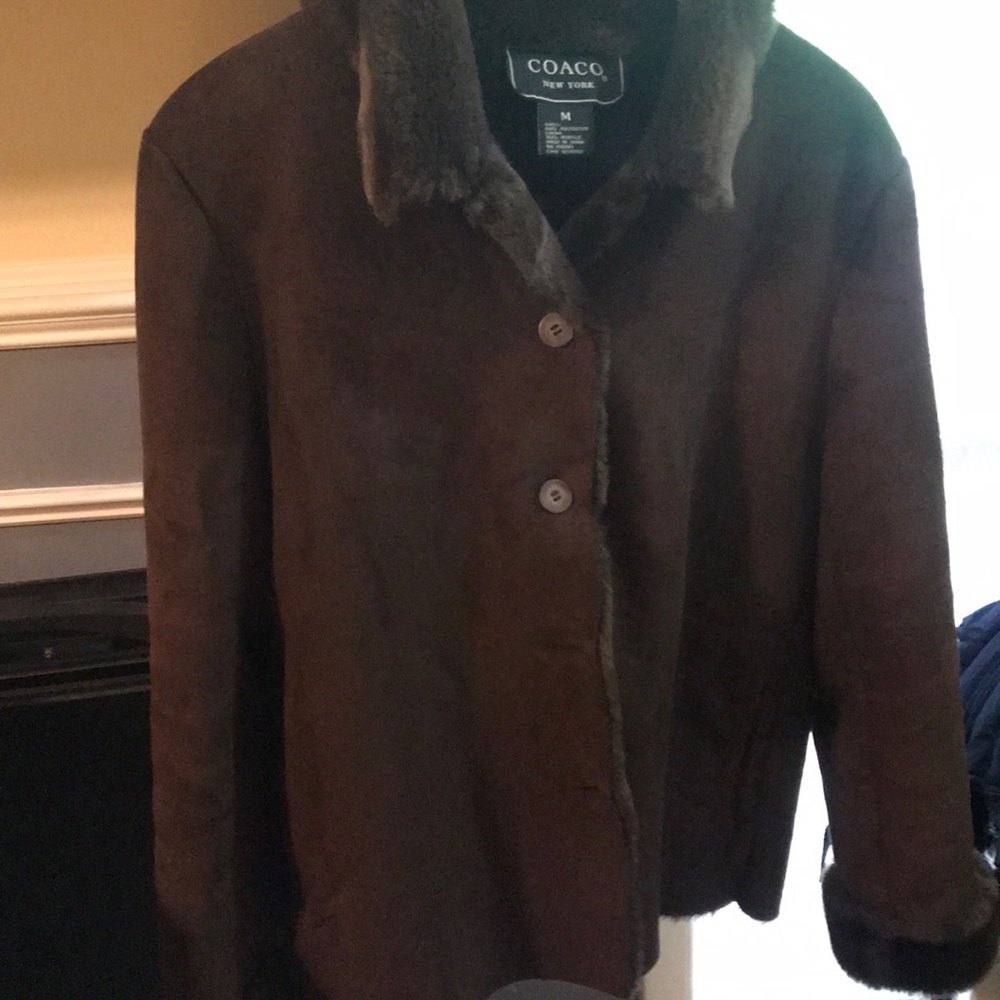 Women’s winter coat with fur inside